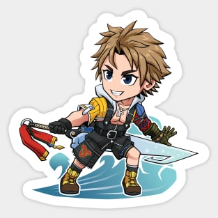 FA Chibi Tidus FFX Sticker